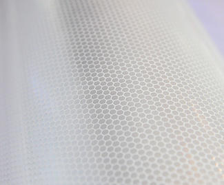 White Reflective Honeycomb Vinyl Sticker Materials