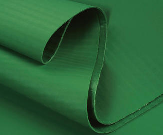 Laminated tarpaulin fabric can often be heat welded or seamed
