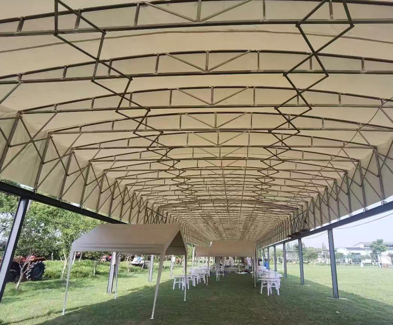 Knife-coated Retractable awnings Knife-coated Retractable awnings